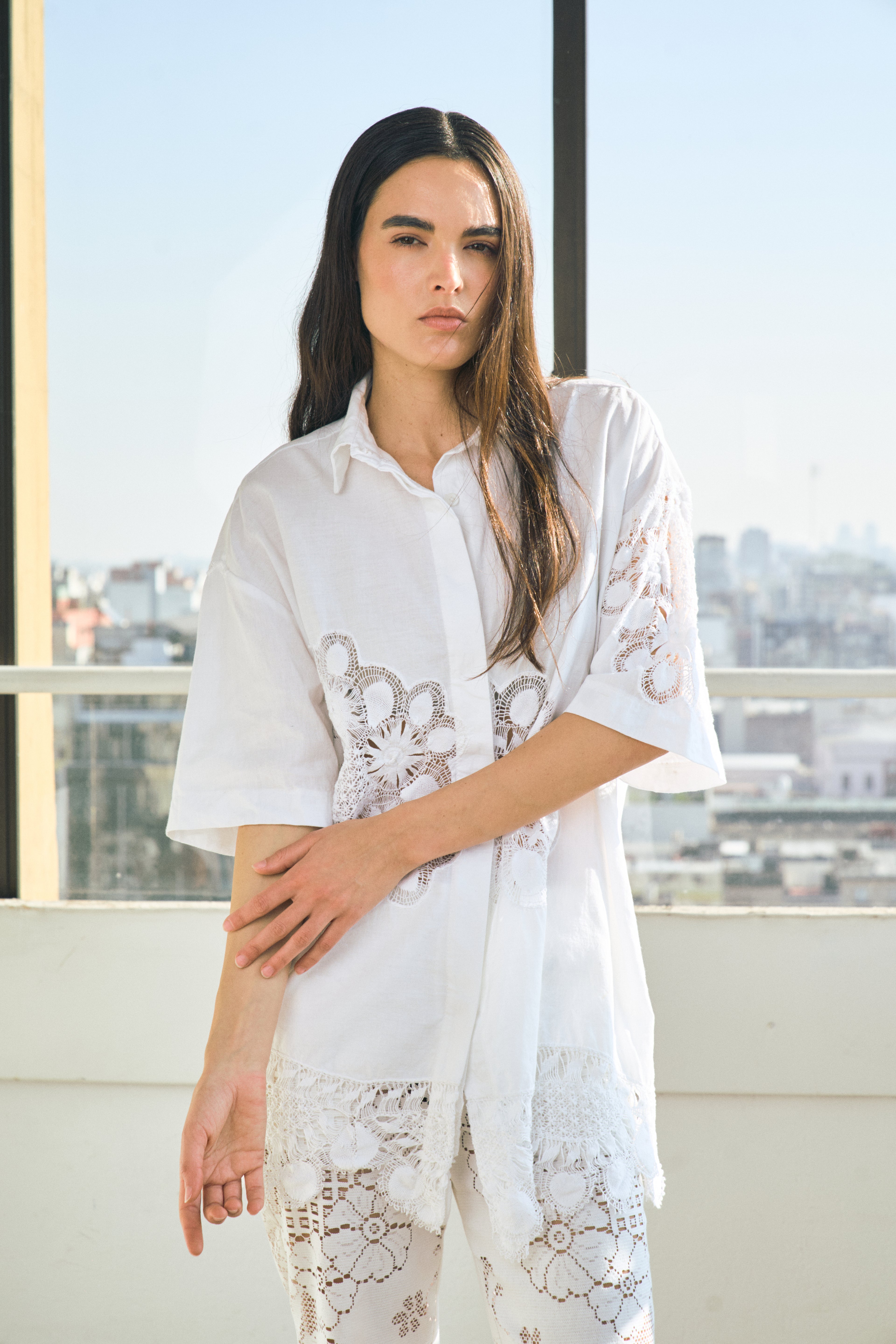 Ñandutí shirt - one of a kind