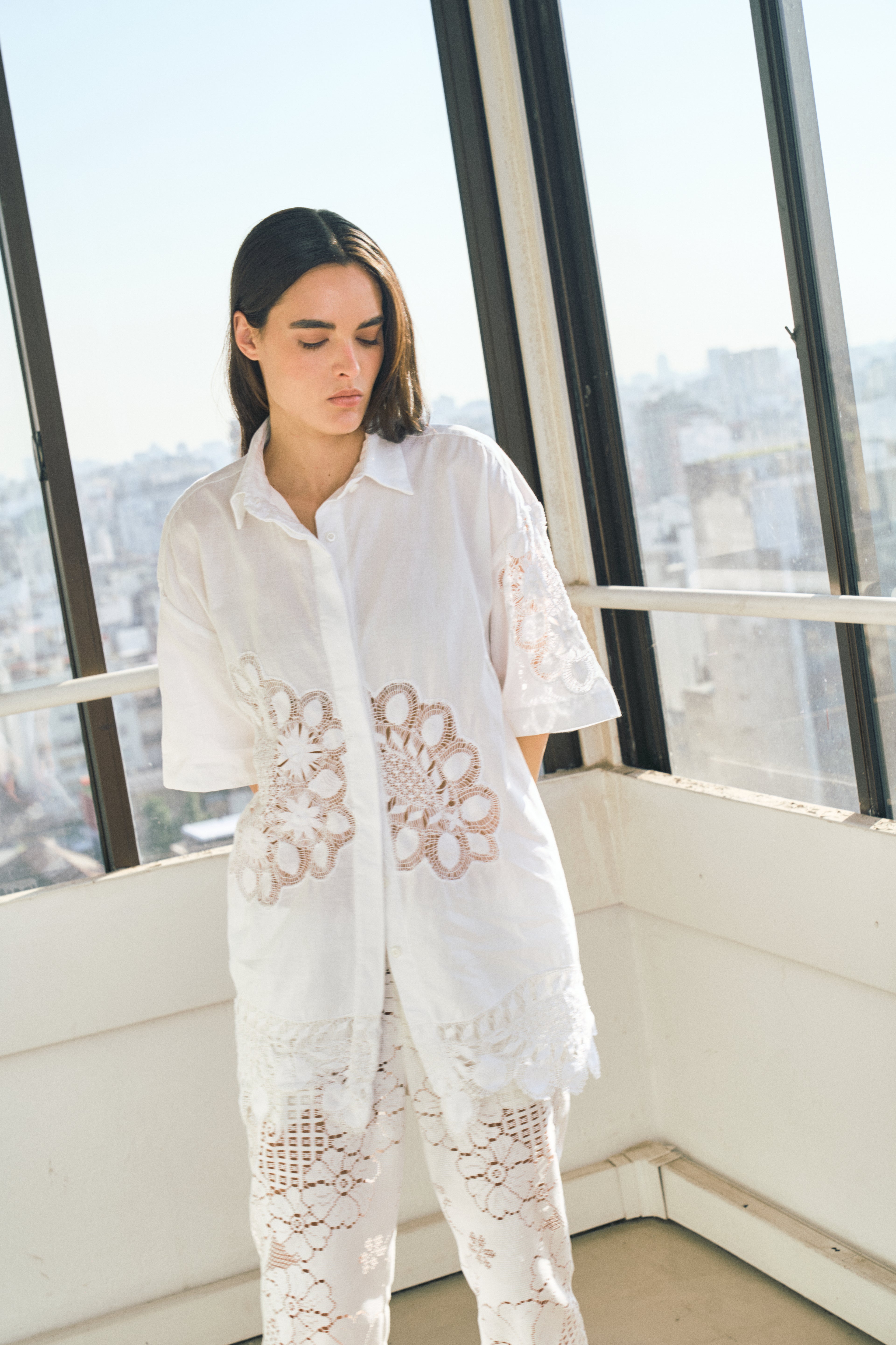 Ñandutí shirt - one of a kind